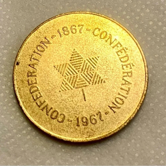 Confederation Canada 1867-1967  collectible coin 🪙 - Picture 3 of 4